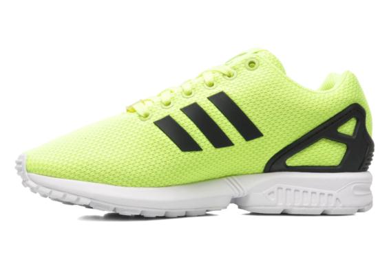 adidas zx flux jaune fluo